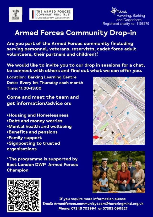 Drop-in details Barking & Dagenham