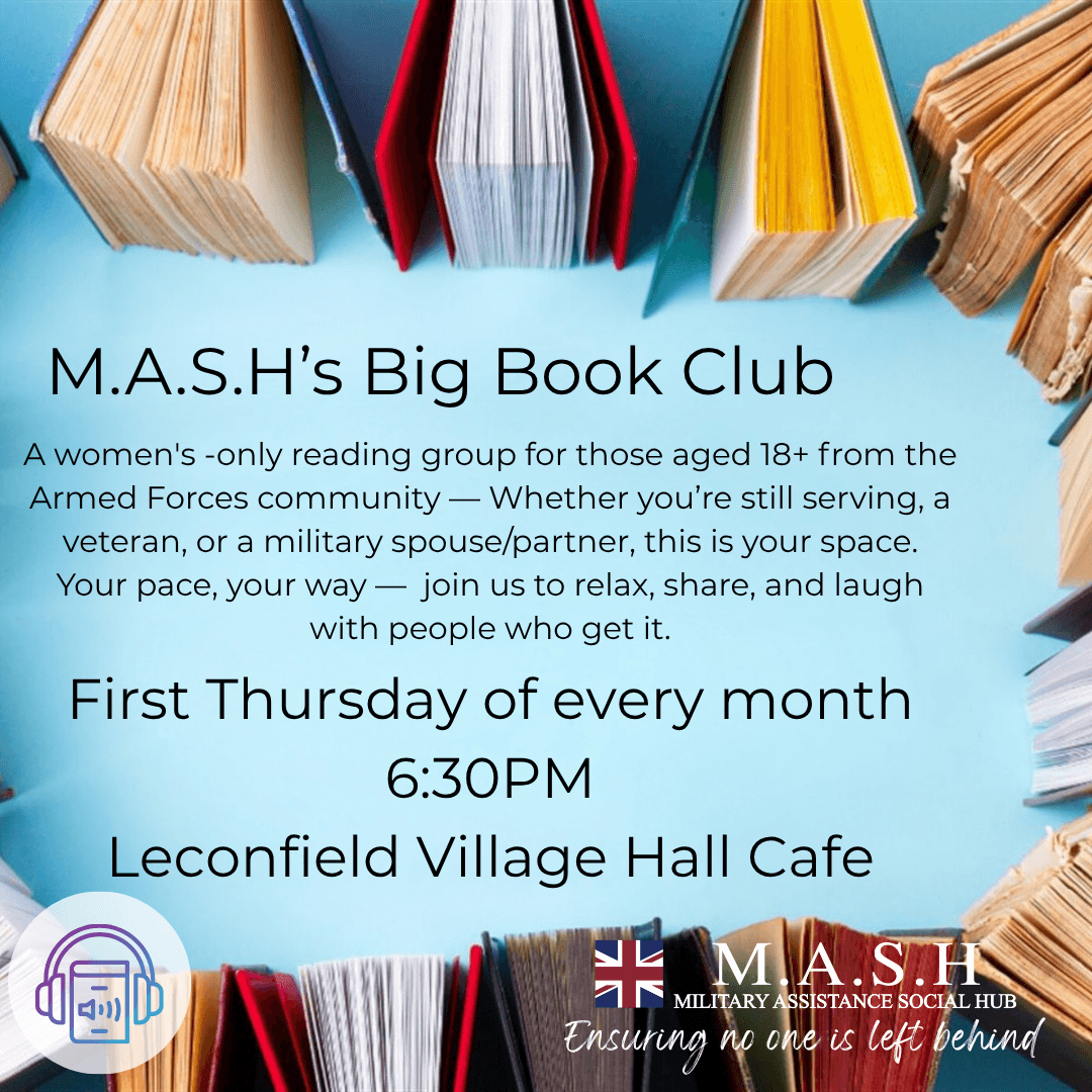 M.A.S.H Big Book Club- A Women's only Armed Forces community Book club