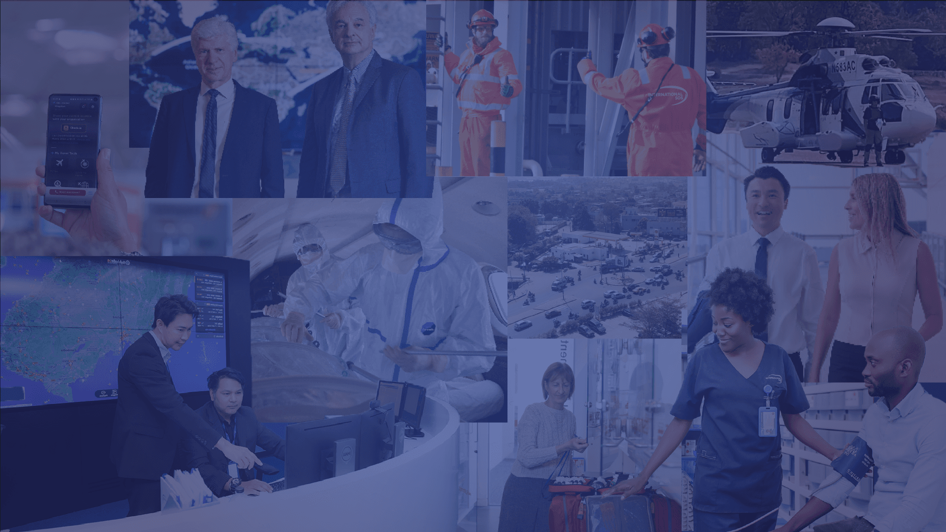 International SOS decorative header image