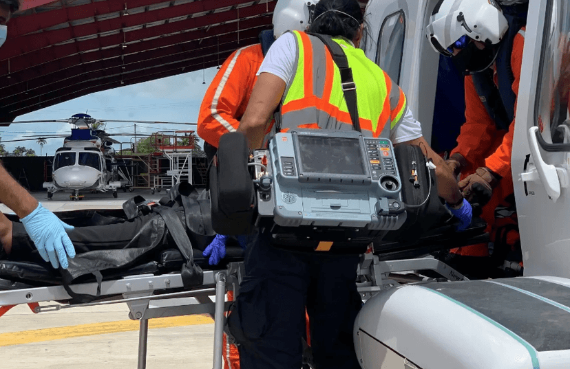 Life Saving Medical Evacuation from an Offshore Site in Vietnam cover image
