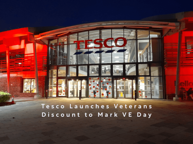 Tesco launches veterans discount to mark VE day cover image