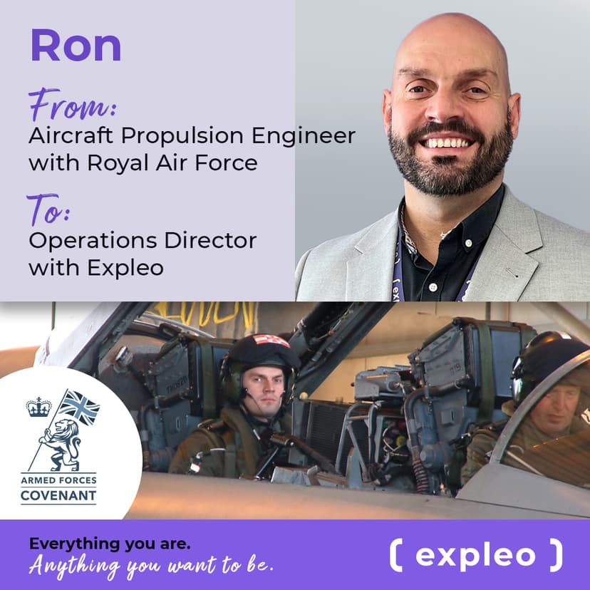 Ron, veteran, tells us about his transition from the Armed Forces to Expleo cover image