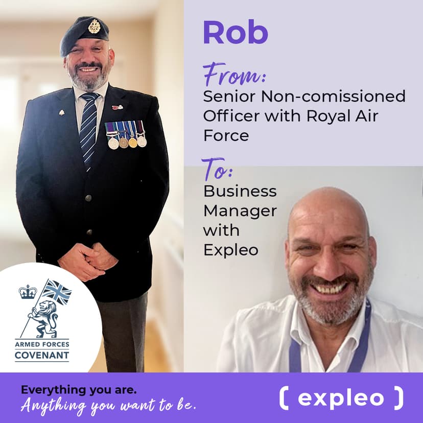 Rob, veteran, tells us about his transition from the Armed Forces to Expleo cover image